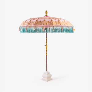 Bali parasol inspired by traditional Balinese rituals