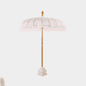 Timur boho chic handmade macrame parasol